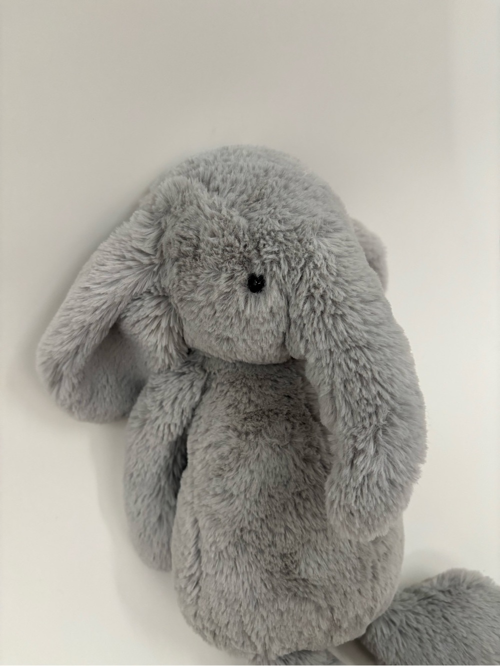 Jellycat Limited Edition Bashful Luxe Plush Gray Elephant Soft Toy - Picture 3 of 7